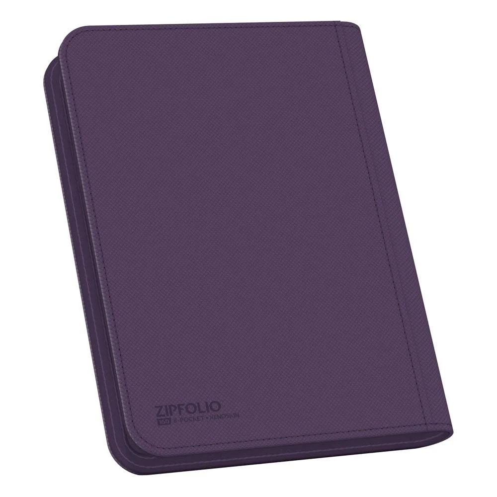 Ultimate Guard Zipfolio (160 double-sleeved cards) 8-Pocket 70 x 97 mm Xenoskin - Purple